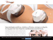 Tablet Screenshot of liderbeauty.com